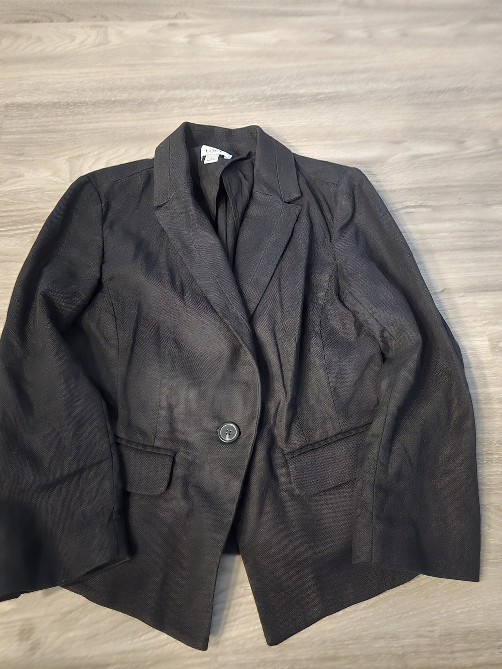 LOFT Black Women's Single-Button Blazer